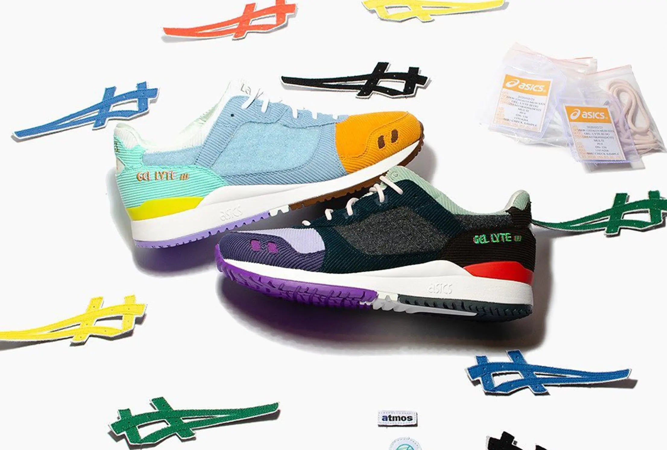 ASICS x Sean Wotherspoon x atmos Gel-Lyte III OG (Multi) - Patta