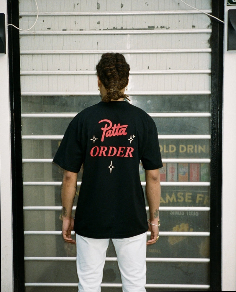 Patta x Order Poster T-Shirt (Black) - Patta