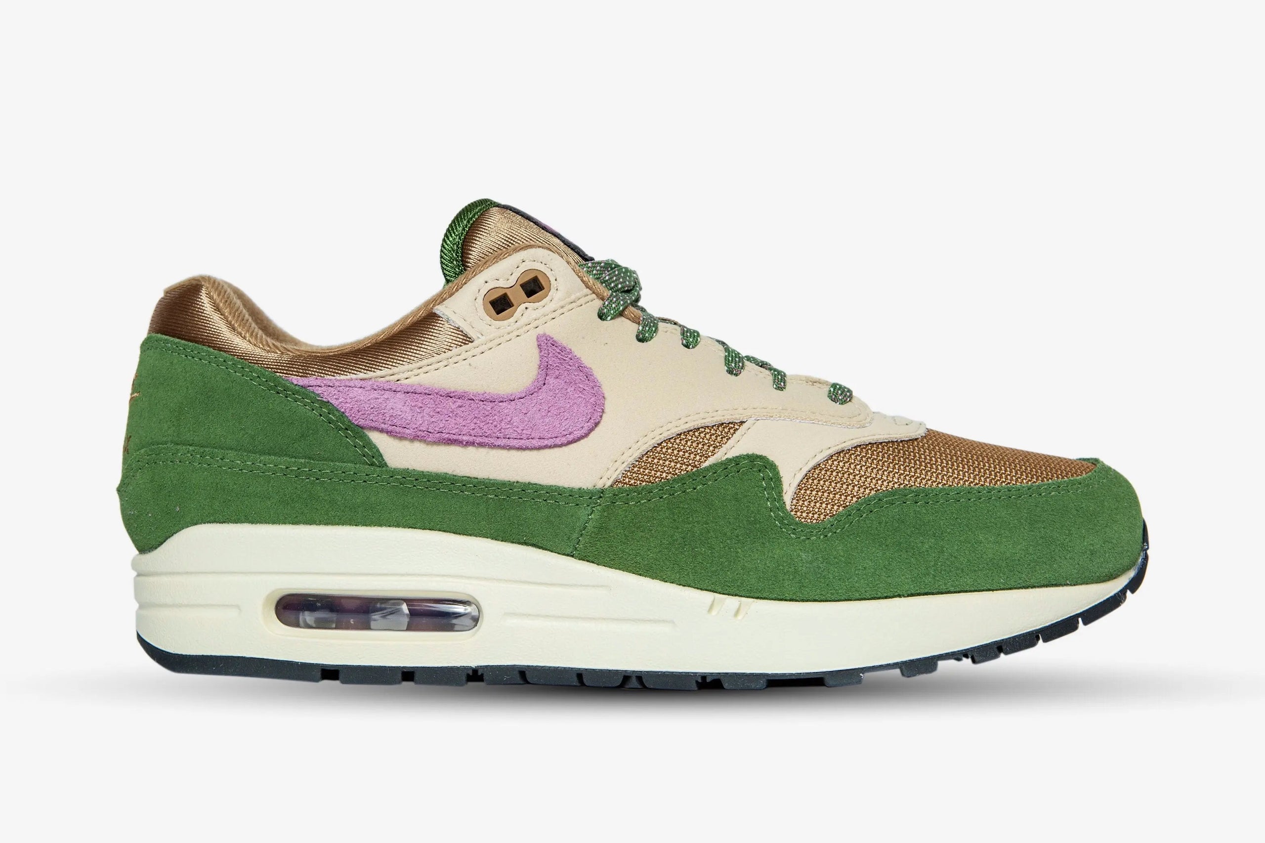 Nike Air Max 1 Nh (Treeline/Light Bordeaux-Dk Driftwood) - Patta