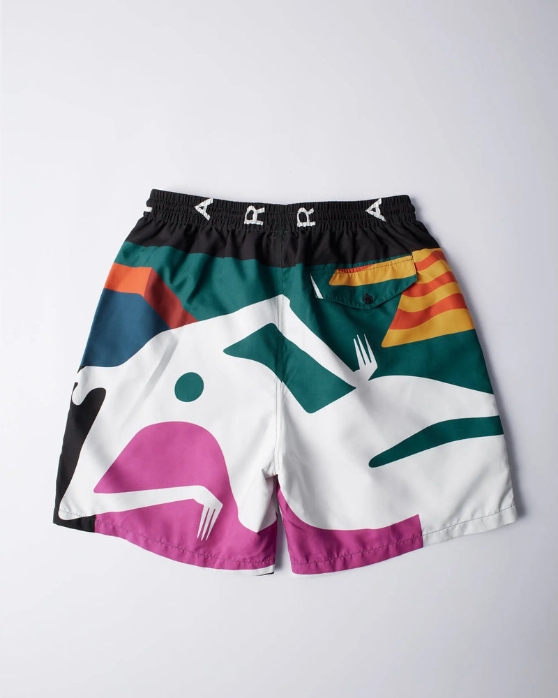 ByParra Beached In Swim Shorts (Multi) ByParra