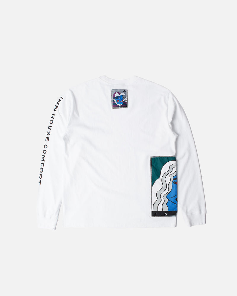 ByParra Your Face Long Sleeve T-shirt (White)