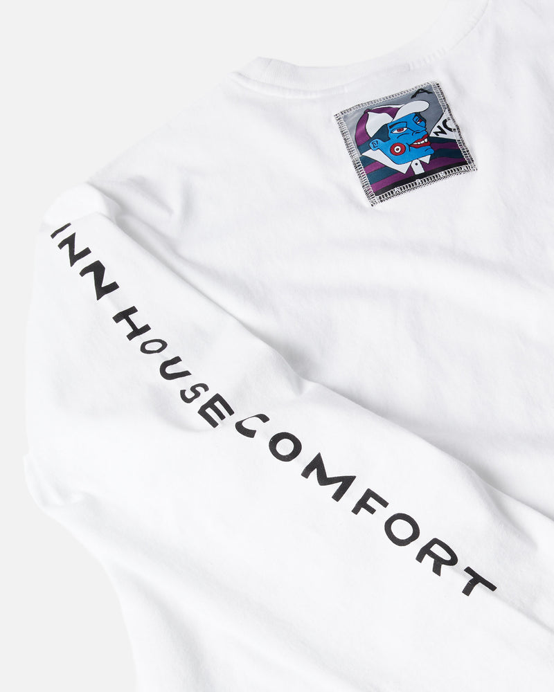ByParra Your Face Long Sleeve T-shirt (White)