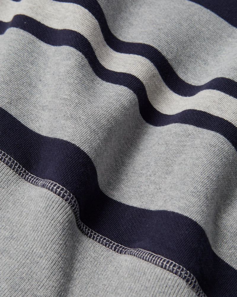 By Parra Sweatstriped crew neck sweatshirt (heather grey) By Parra