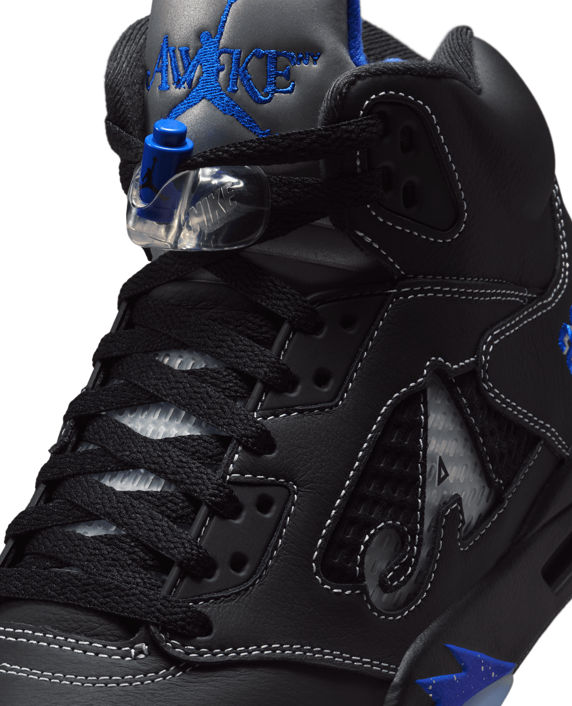 Nike Air Jordan 5 Retro OG SP (Black/Racer Blue-Metallic/Silver/Silve/White/Clear)