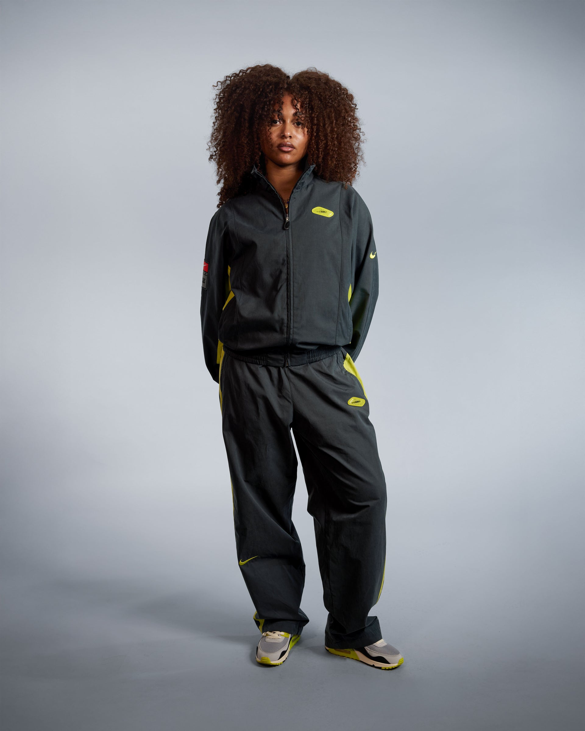 Patta x Nike NRG Track Jacket (Black/Cyber)