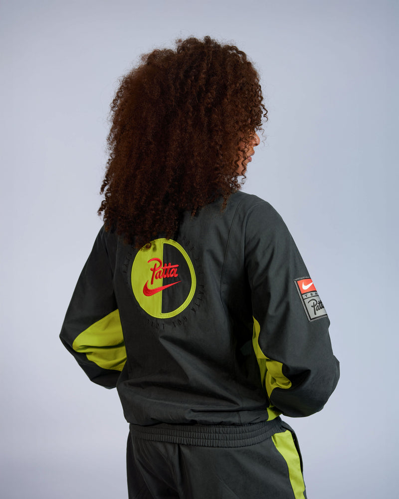 Patta x Nike NRG Track Jacket (Black/Cyber)