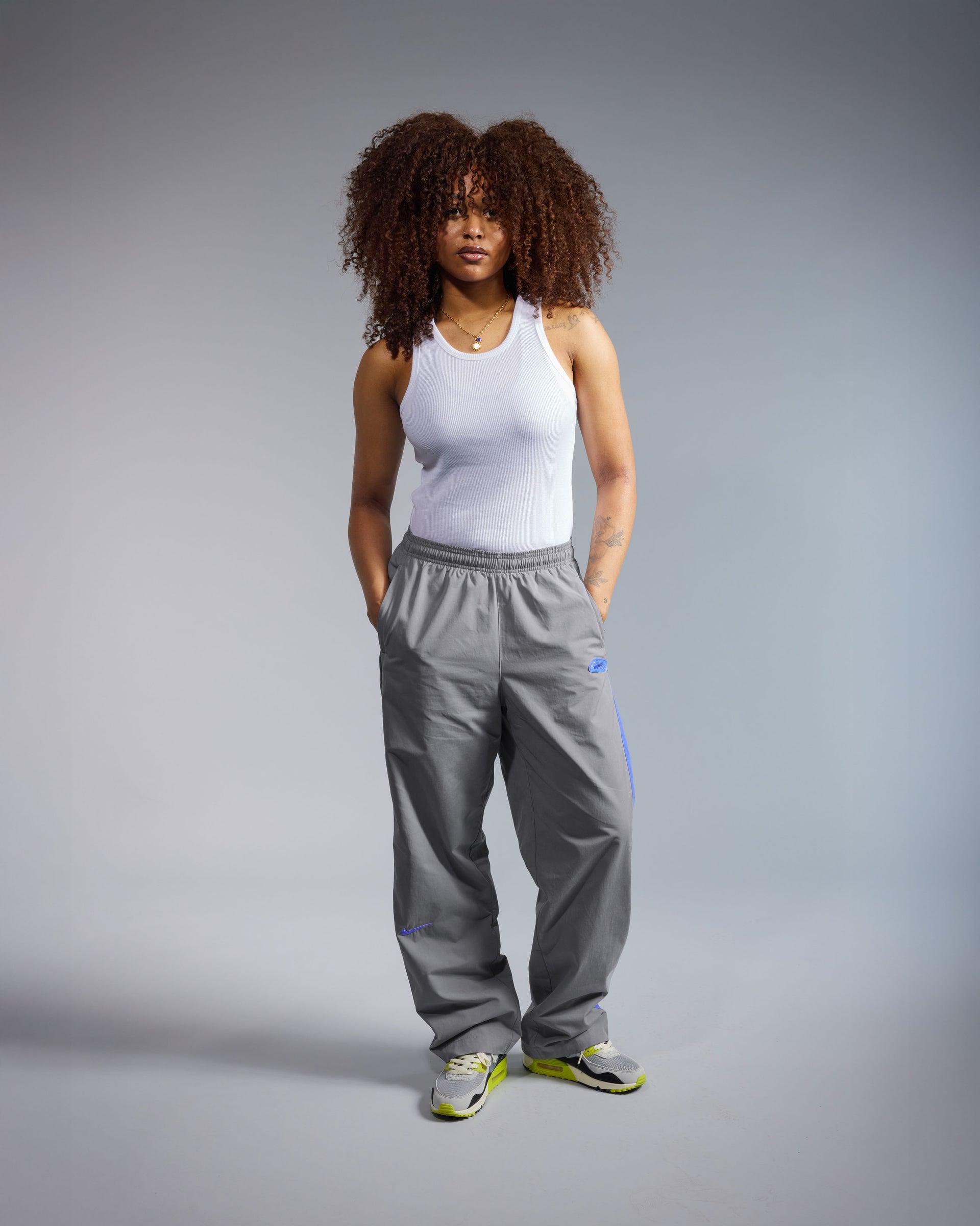 Patta x Nike NRG Track Pant (Particle Grey/Sapphire)