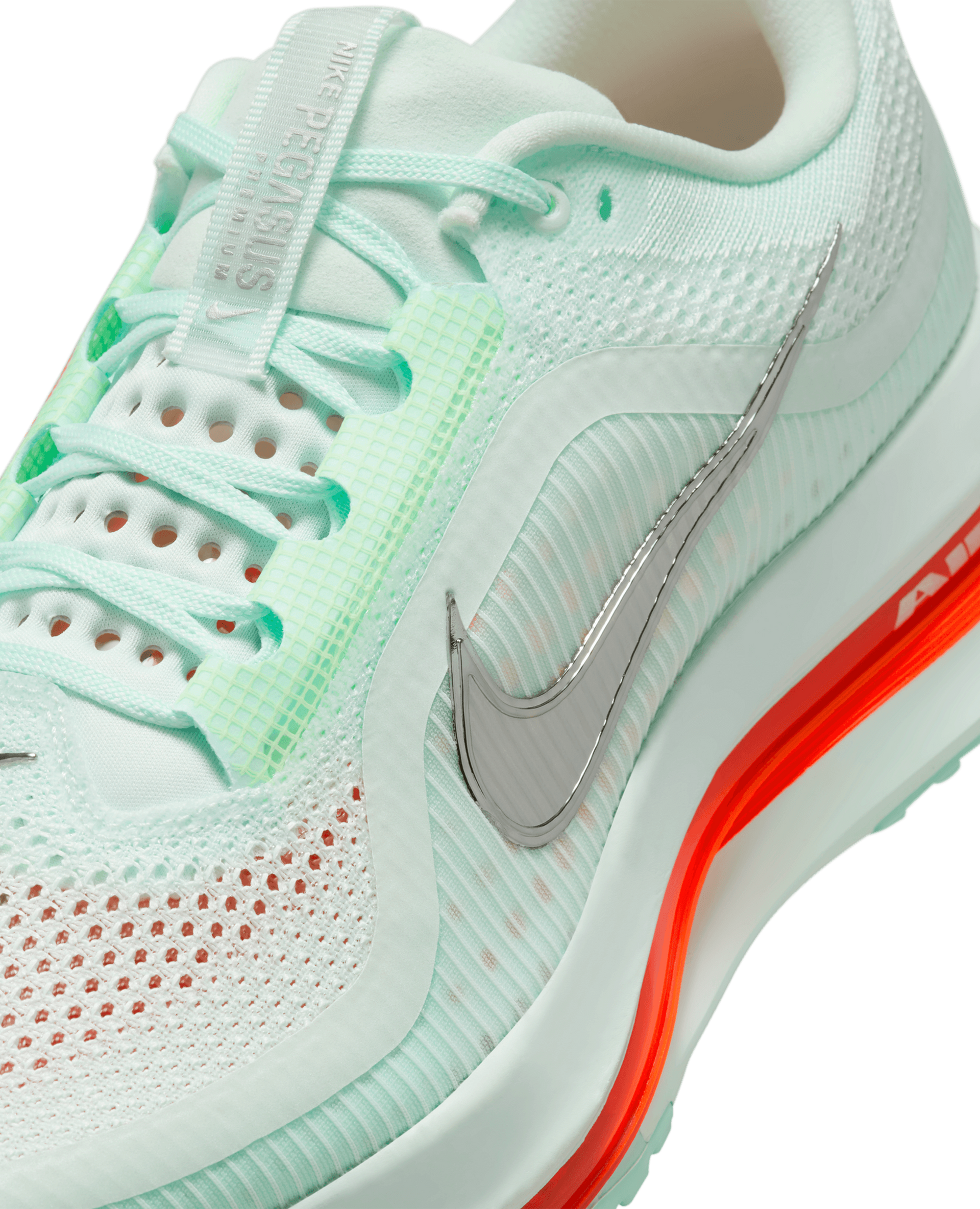 Nike Pegasus Premium (Barly Greem/Bright Crimson-Mint Foam)