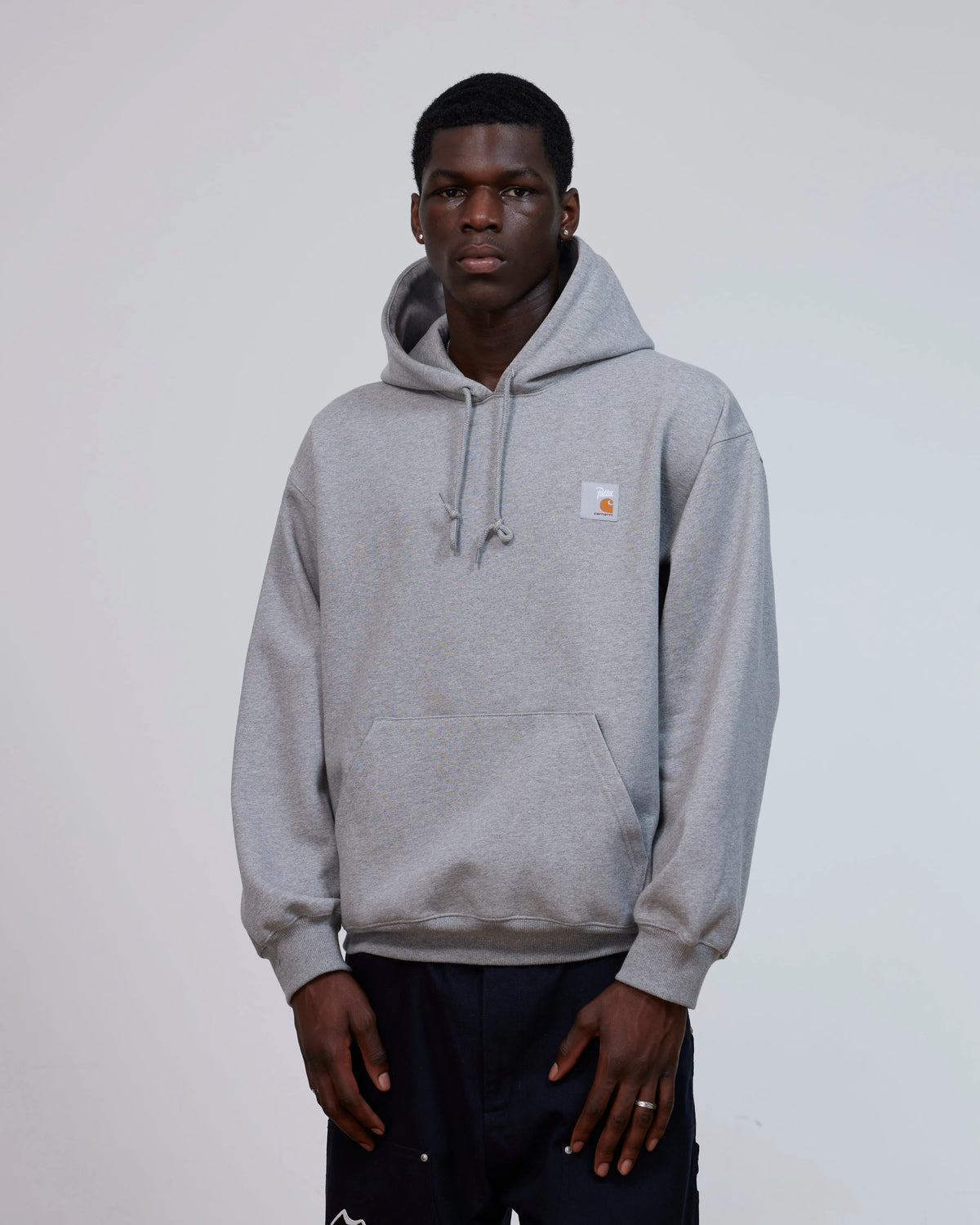 Patta x Carhartt Hooded Sweatshirt (Grey Heather) Patta x Carhartt