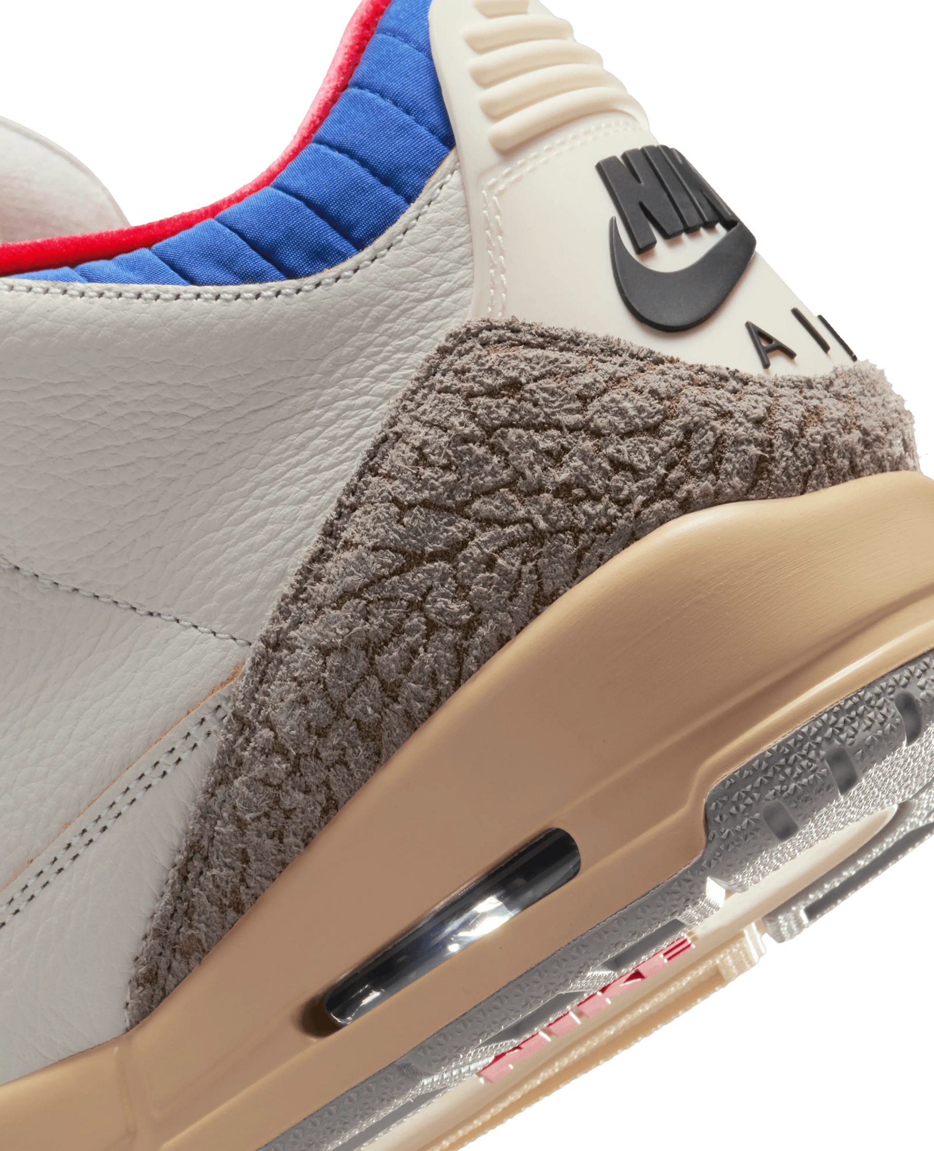 Nike Air Jordan 3 Retro OG Sp (White/Black-Sport Royal-Challange Red) Jordan