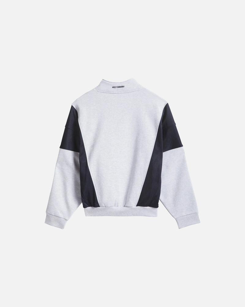 adidas Willy Chavarria Watsonville Mockneck (Light Grey Heather/Legend Ink) Adidas