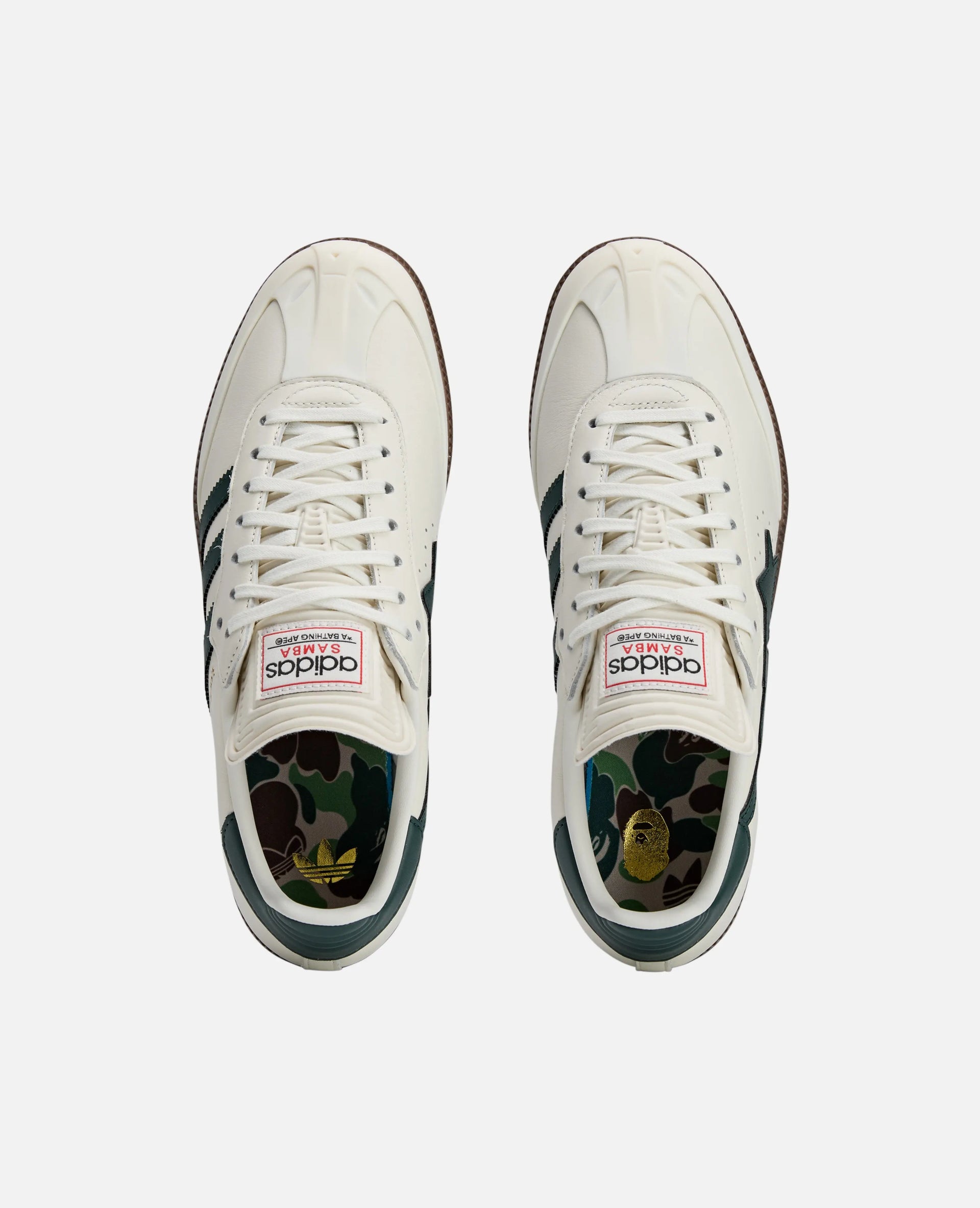 Adidas x Bape Samba OWhite (OWHITE/SHAGRN/GUM) Adidas