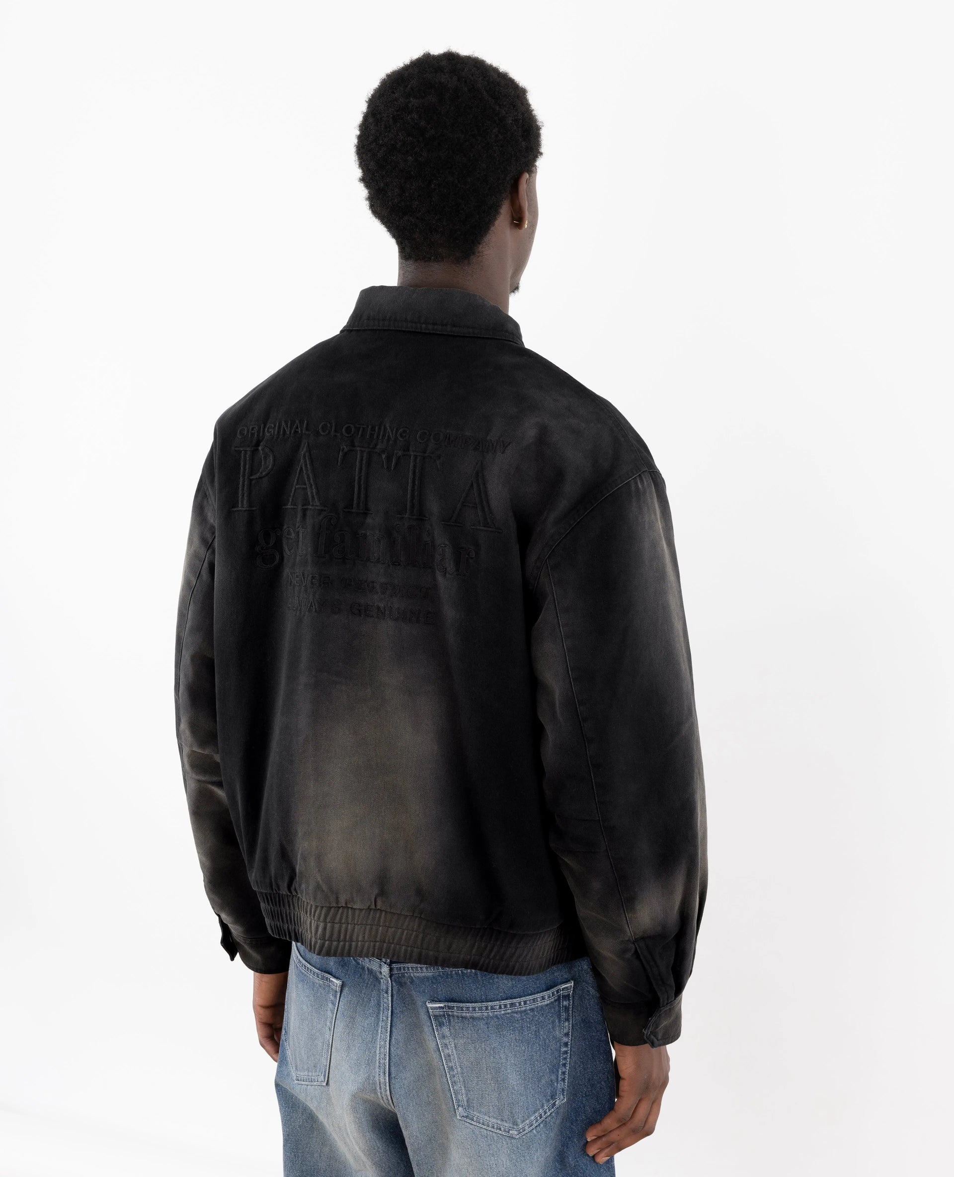 Patta Sun Bleached Jacket (Black) Patta