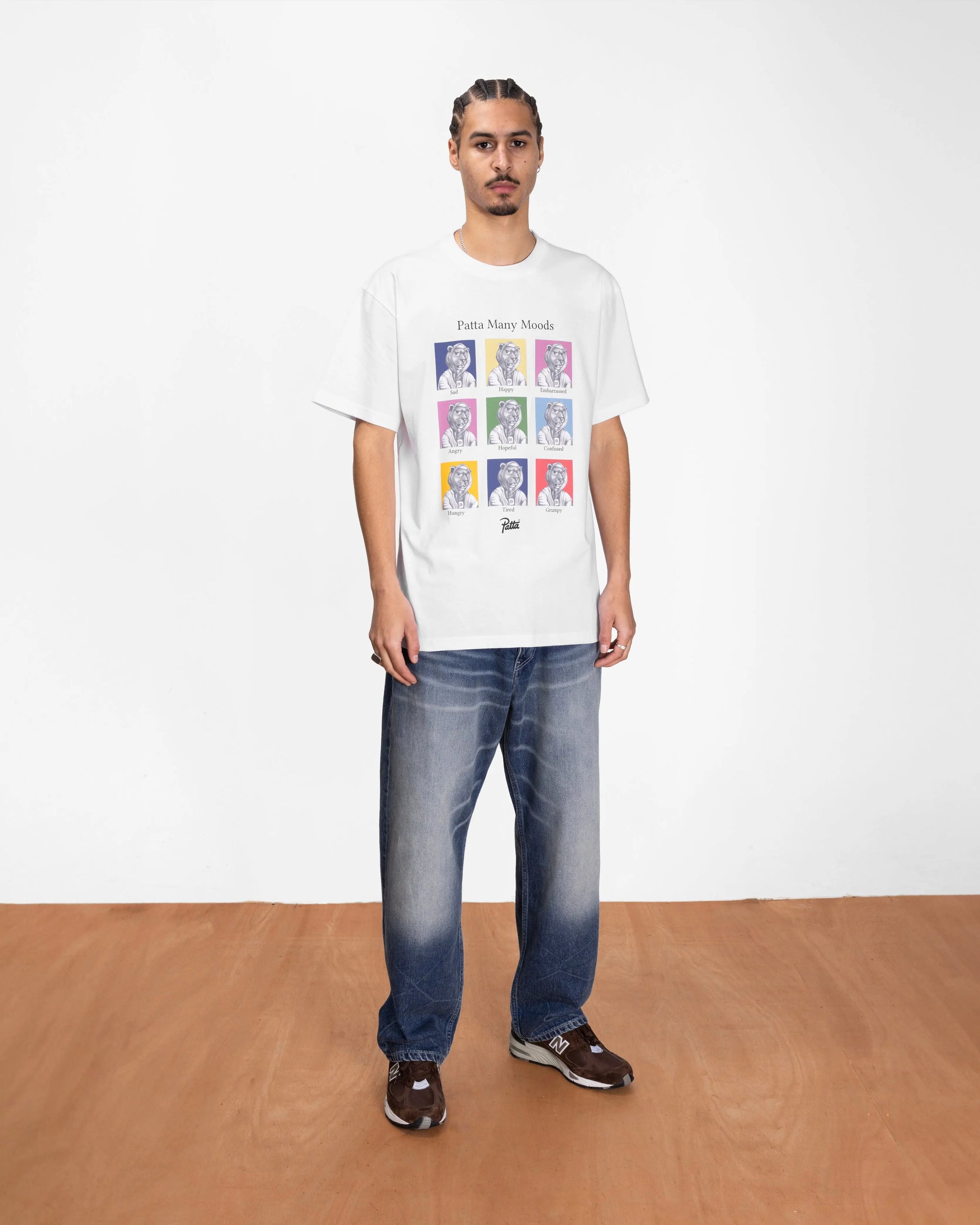 Patta Many Moods T-Shirt (White) Patta