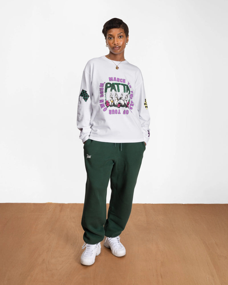 Patta Own Your Own Mind Long Sleeve T-Shirt (White) Patta