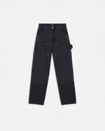 Patta Double Knee Denim Pants (Black Denim)