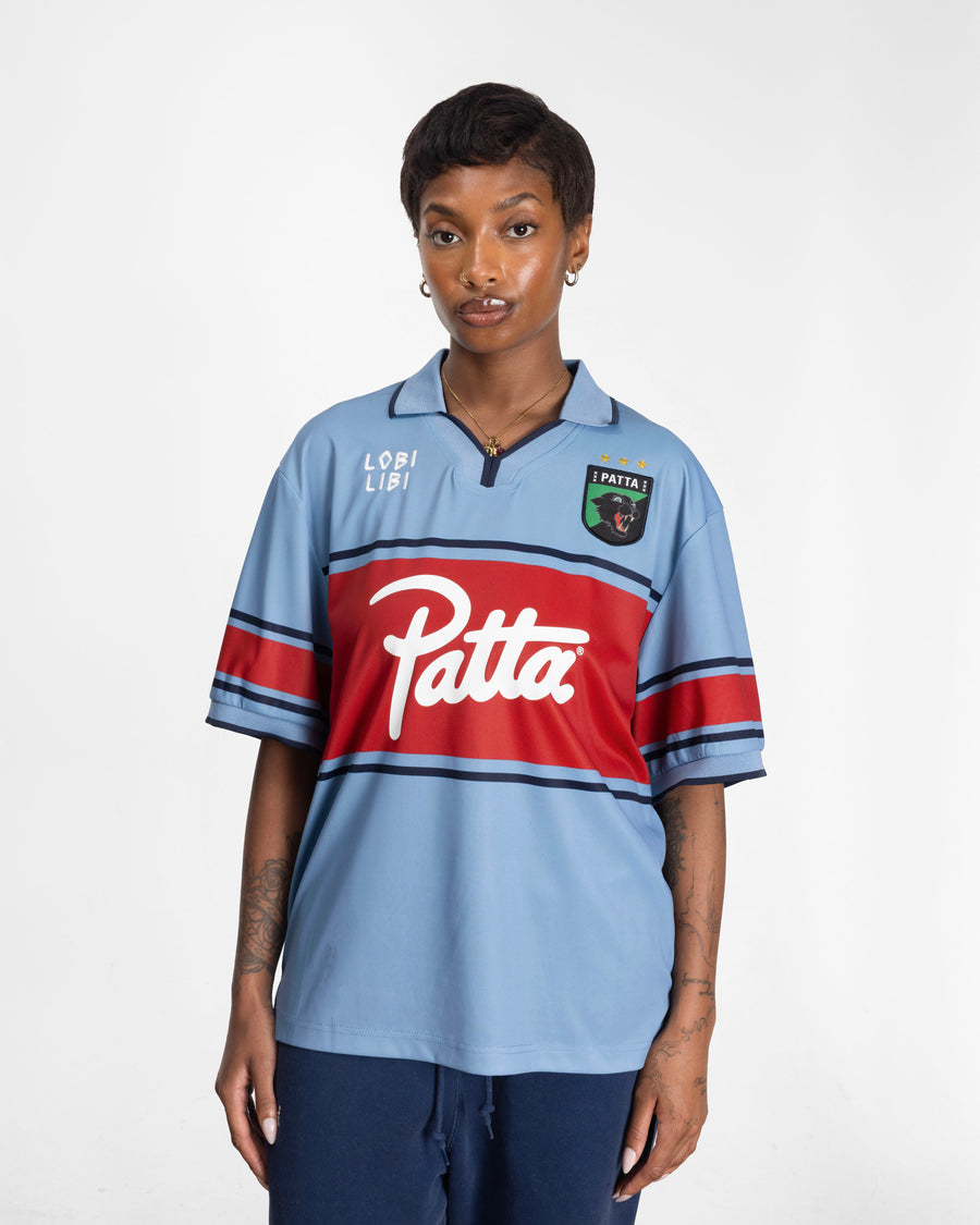 Patta Legacy Football Jersey (Faded Denim)