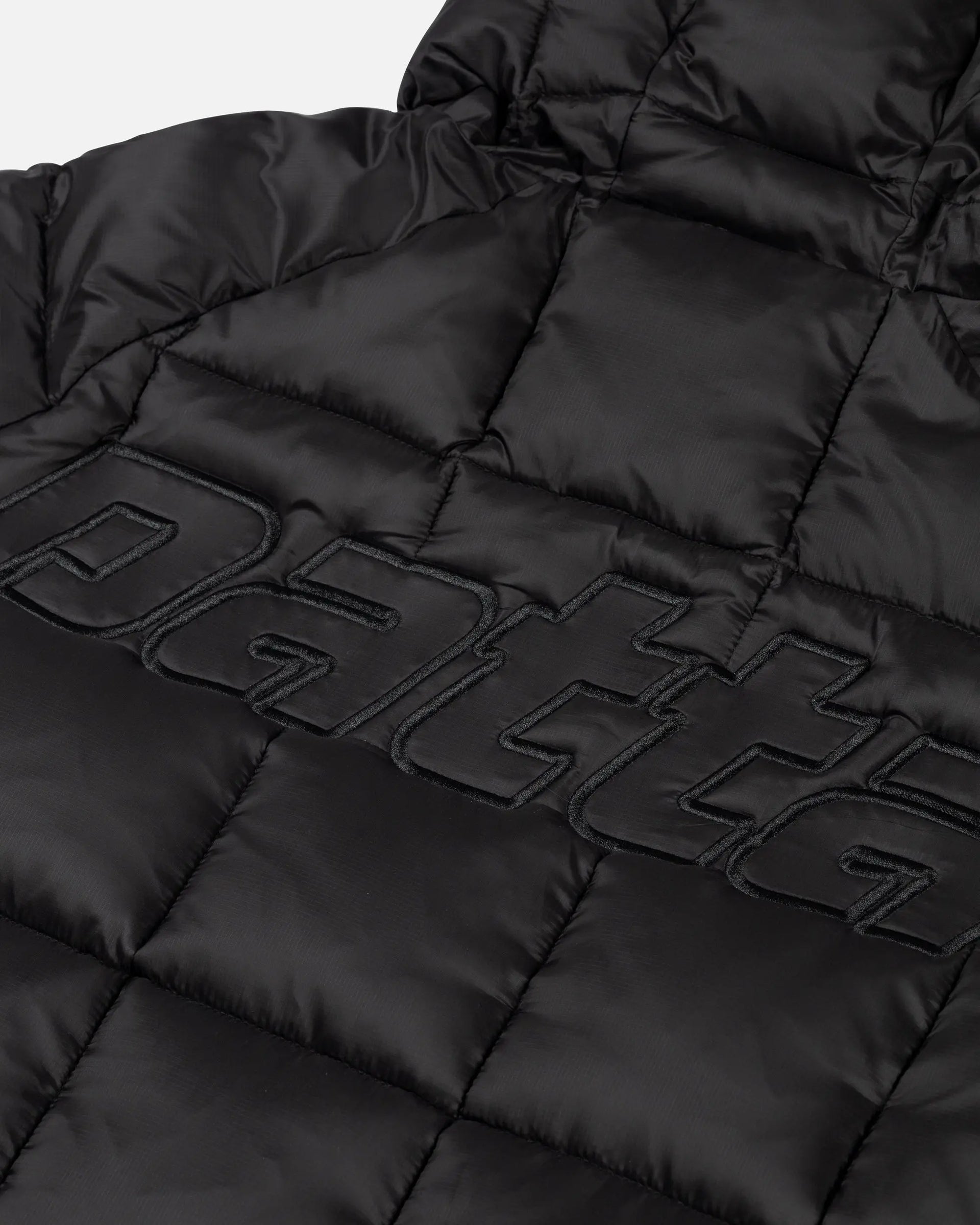 Patta Square Quilted Puffer Jacket (Black) Patta