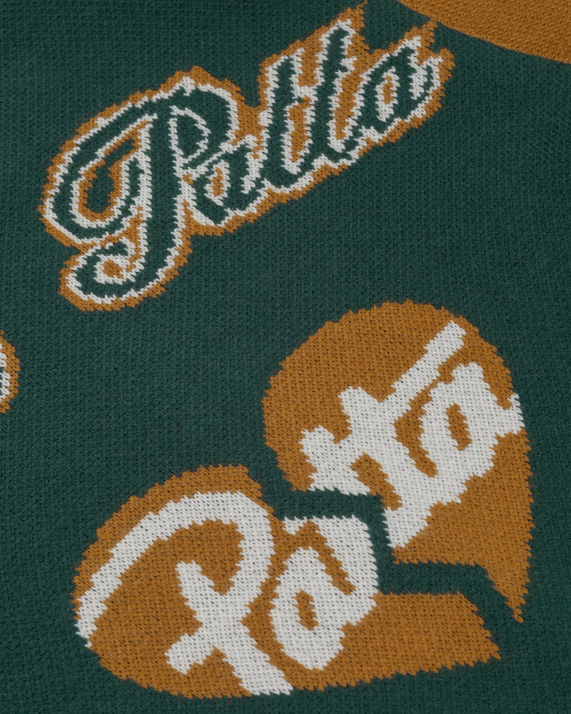 Patta Varsity Knitted Cardigan (Pine Grove) Patta