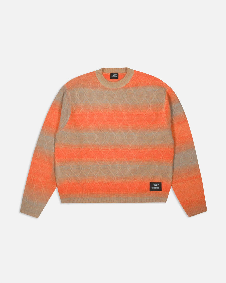 Patta Space Dye Cable Knitted Sweater (Multi) Patta