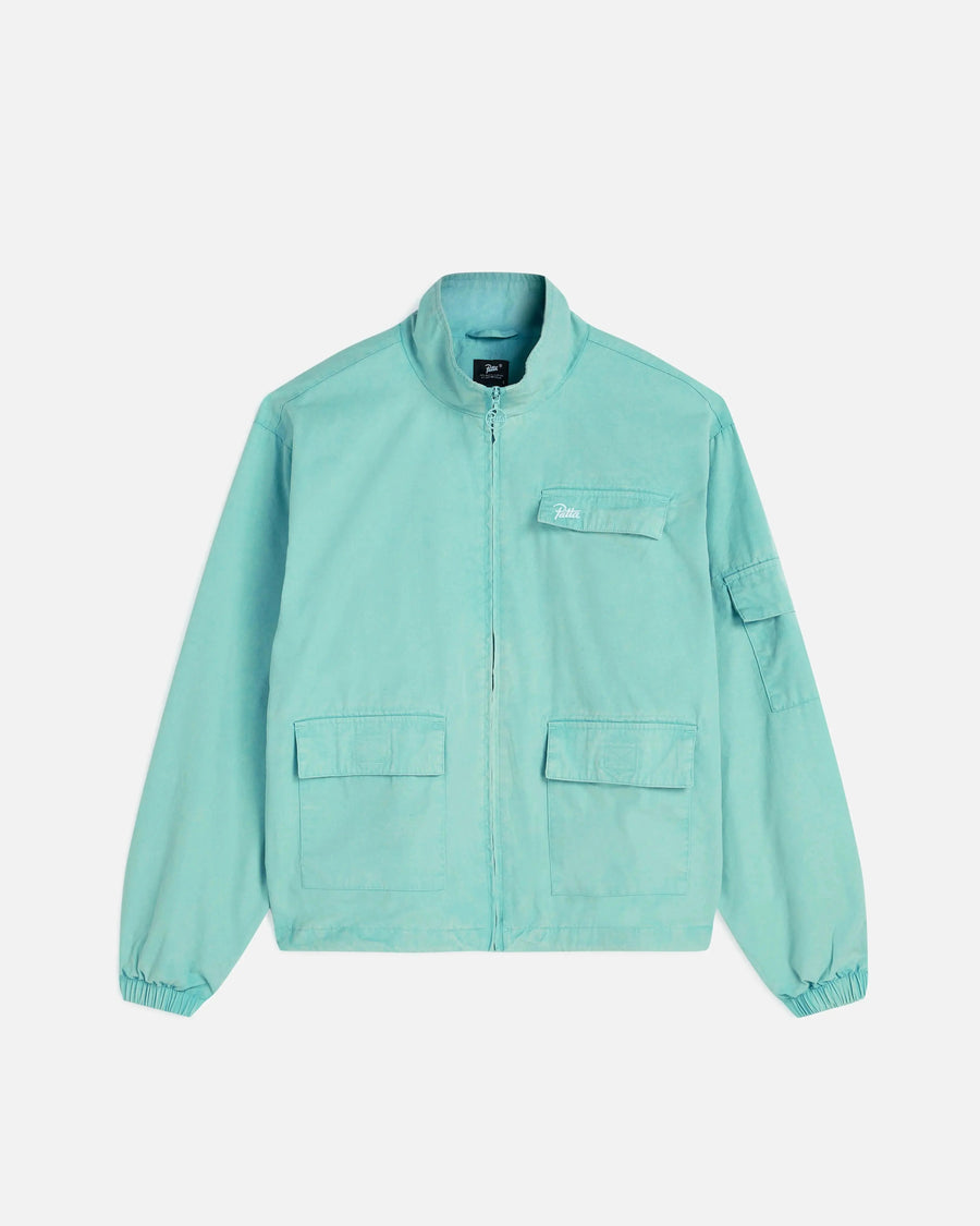 Patta Acid Washed Track Jacket (Blue Radiance) Patta