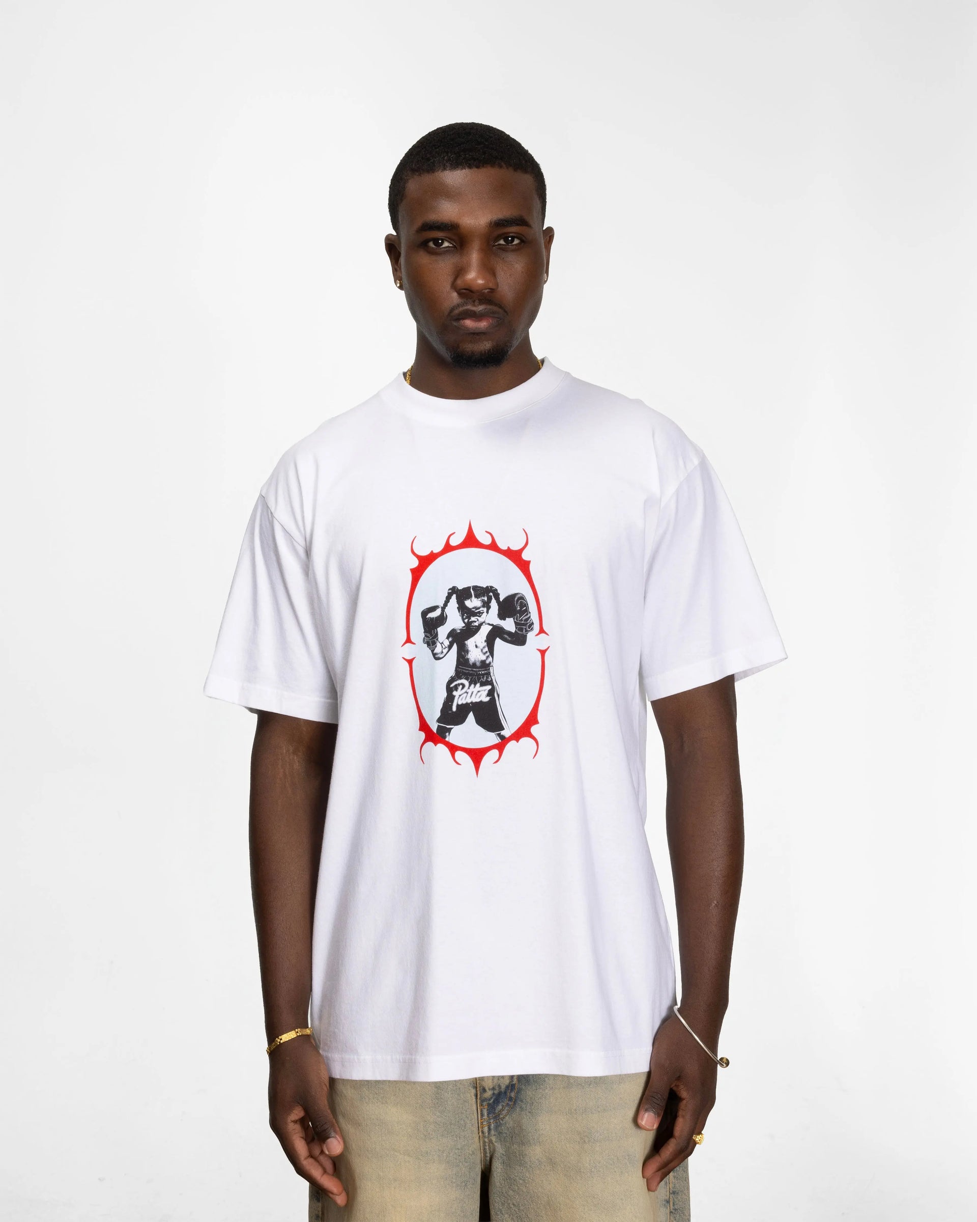 Patta Boxing T-Shirt (White) Patta