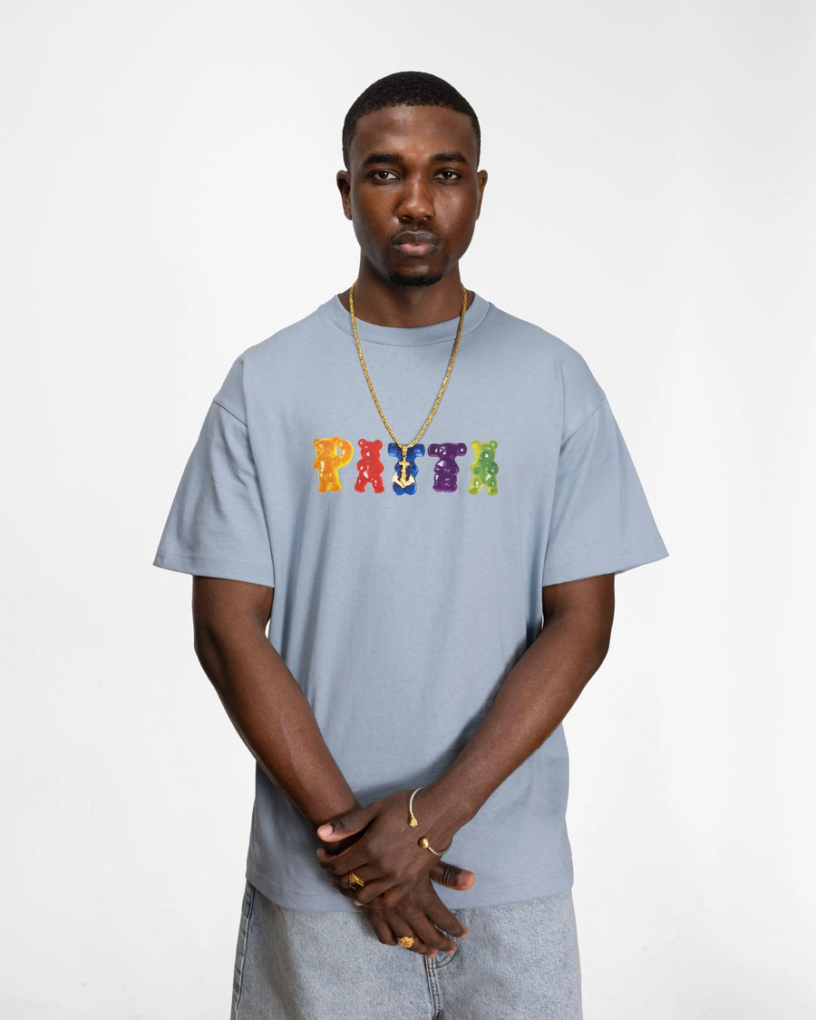 Patta Gummi T-Shirt (Dusty Blue) Patta