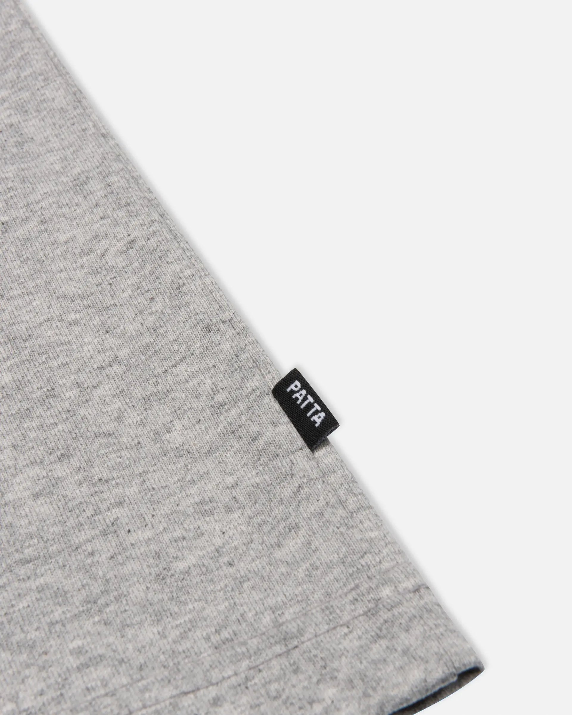 Patta Script Logo T-Shirt (Melange Grey) Patta