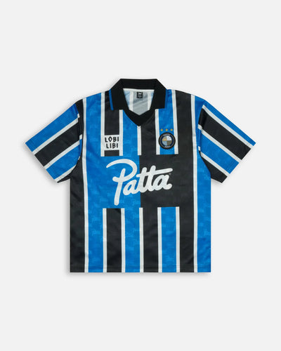 Patta Stripe Football Jersey (French Blue) Patta