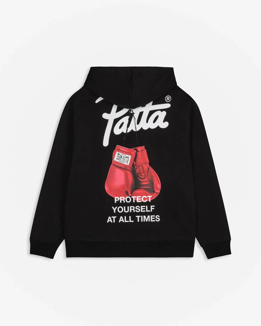 Patta Protect Yourself Hooded Sweater Black (EA) Patta