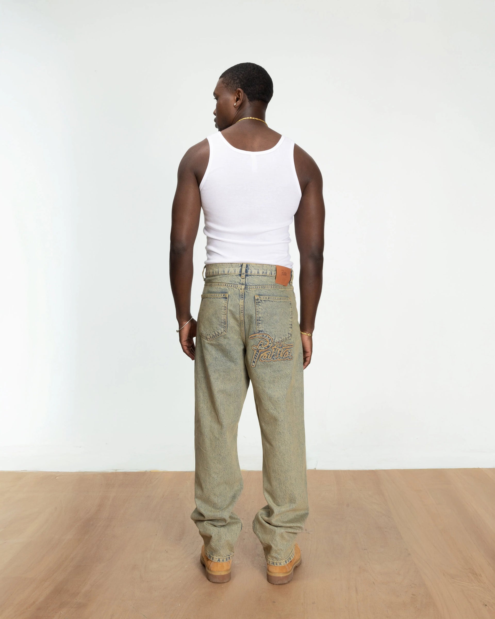 Patta Whiskers Denim Pants (Dark Blue Denim) Patta