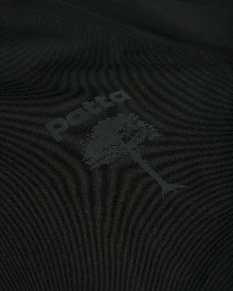 Patta 3M Reflective Waterproof Rain Jacket (Black) Patta
