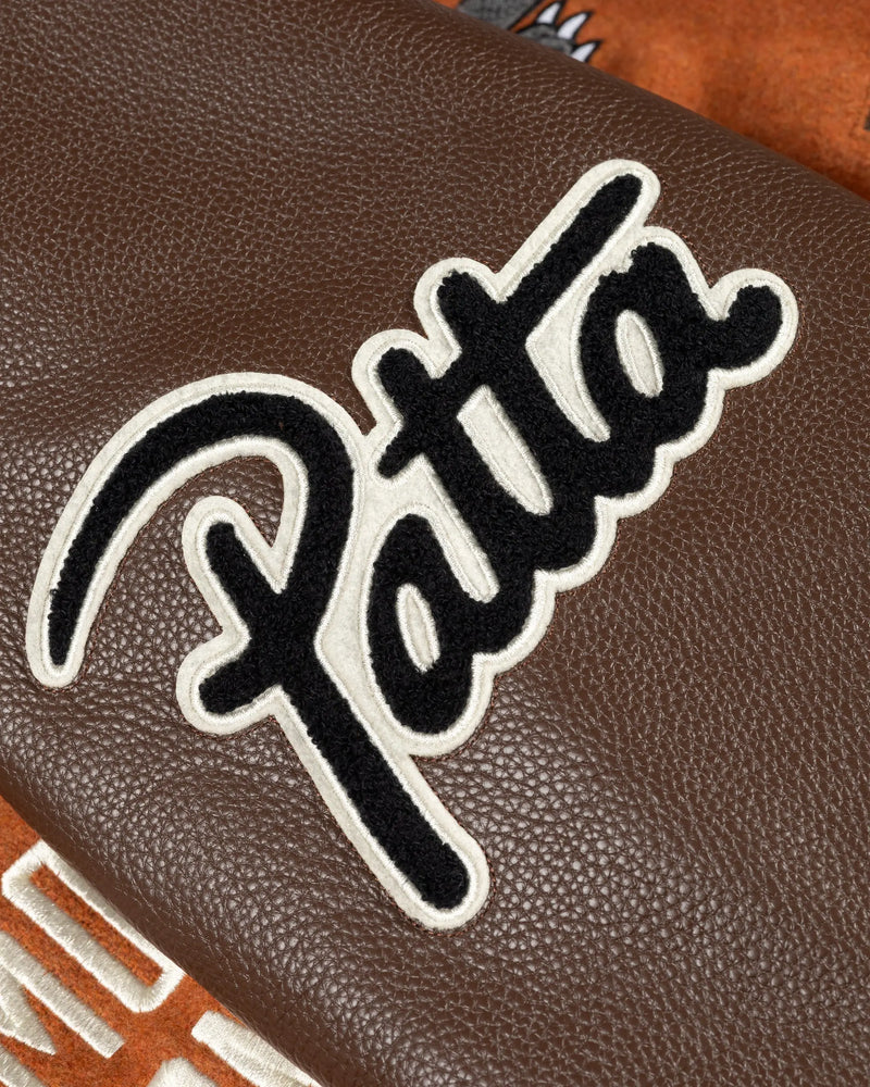 Patta x Beams 50th Anniversary Varsity Jacket (Potter's Clay) Patta