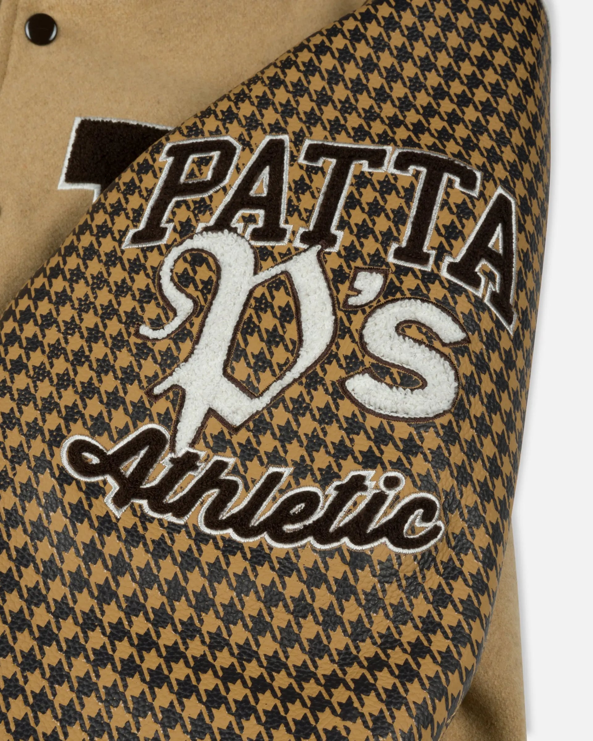 Patta Athletic P Houndstooth Varsity Jacket (Starfish) Patta