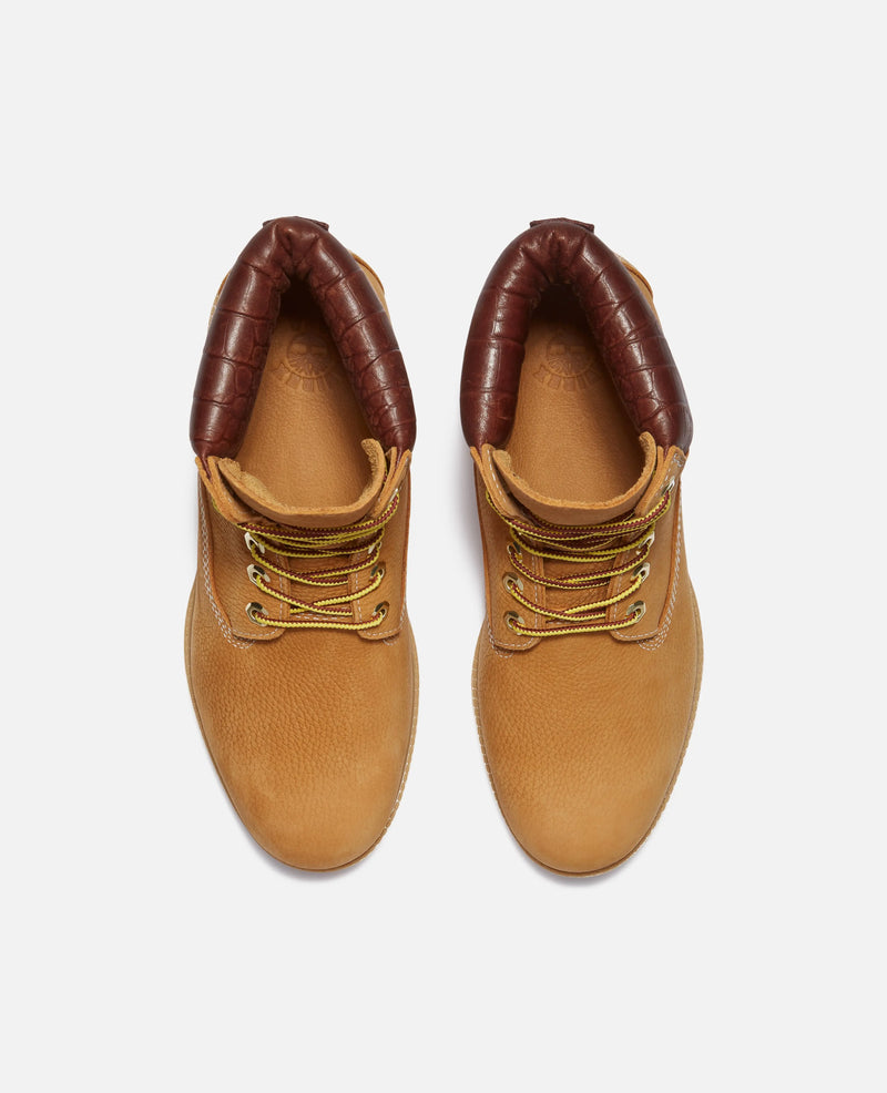 Avirex x Timberland Premium 6 INCH Lace Up Waterproof Boot (Wheat Nubuck/W MDBRN) Timberland