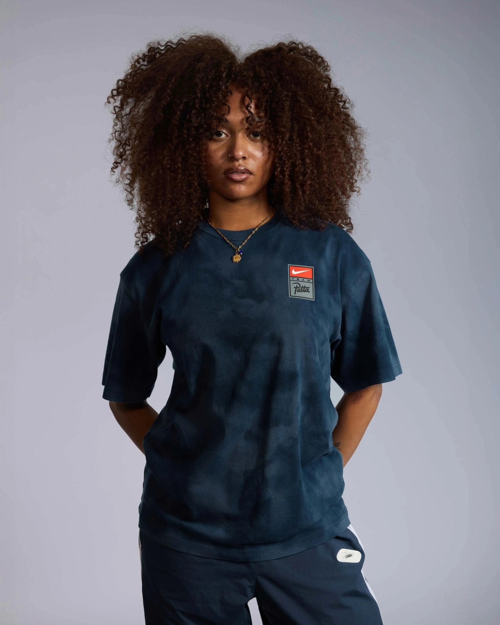 トップス Nike x Patta T-Shirt \"Squadron Blue/Deep Buy Nike x Patta T-Shirt 'Squadron Blue/Deep Ocean/Dark