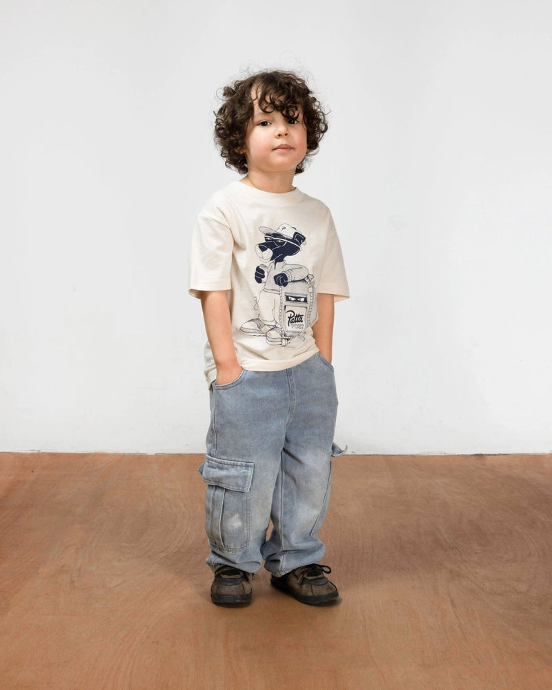 Patta You Got Mail Kids T-Shirt (Sea Salt) - Patta